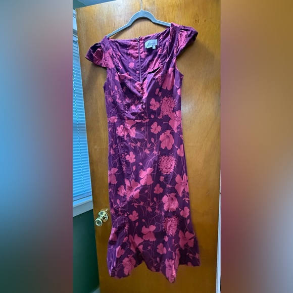 Anthropologie Maeve Cecily Floral Midi Dress - Picture 4 of 6